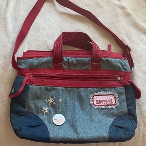 American Girl Doll Bath and Body Works Denim Shoulder Tote Bag